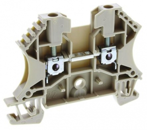 Weidmuller WDU 系列 棕色 馈通端子块, 32A, 800 V