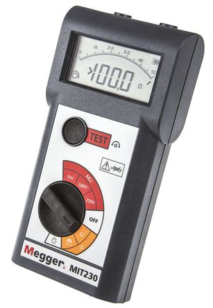F5353191-01 Megger MIT230 绝缘测试仪 1000MΩ CAT III 300 V 1000V dc, 200mA